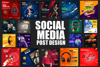 design social media post instagram post facebook ads