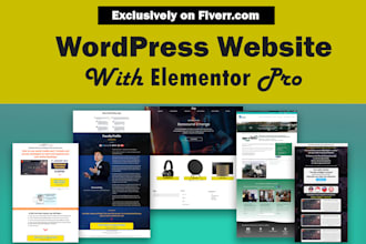 be your elementor pro expert for elementor website by elementor pro