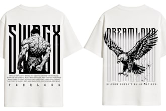 design streetwear tshirts for your luxury brand and merch design