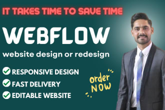 do webflow website  or redesign webflow website for you