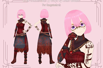 do custom clothes for your vroid model