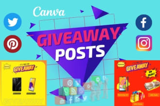design giveaway posts, instagram giveaway