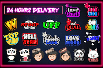 make text emotes for your twitch youtube or facebook subs