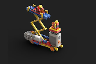 design you a lego model with instructions