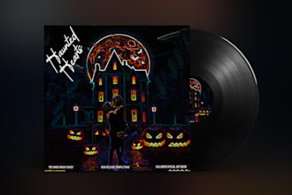 design modern album cover for all music genres