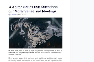 do anime and manga related blogs