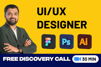 do mobile app design and web app design as figma app design