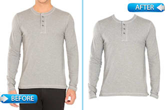 remove ghost mannequin or statue from your clothing product photos
