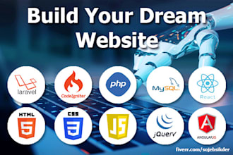 develop web app using laravel and react js