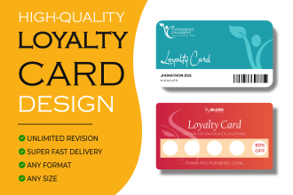 do loyalty card business card voucher gift coupon VIP membership card design
