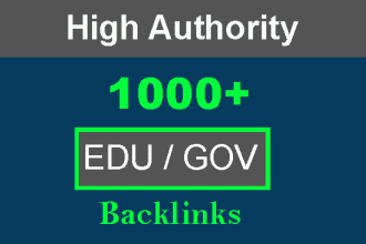1000 edu政府高层反向链接服务链接建设gydF4y2Ba