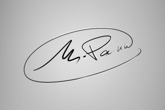 design handwritten digital signature