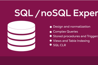 help you with your sql,nosql and database queries