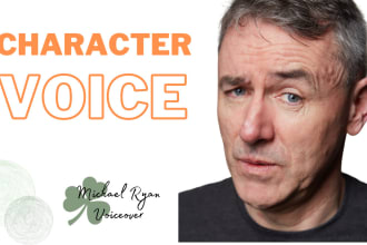 do fun voices for video npc game radio drama podcast and animation characters