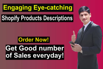 shopify product description products descriptions