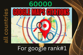 provide 6000 map citations 10directions and 100 live backlinks