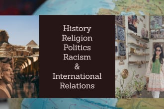 write on history, religion, racism, politics
