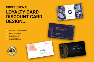 do loyalty coupon gift voucher business credit invitation greeting card design