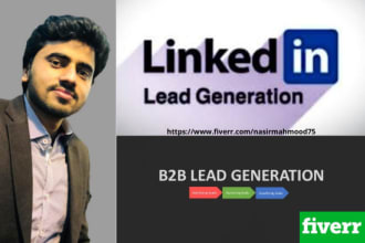 do b2b linkedin lead generation by using sales navigator