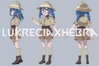 do anime character sheet