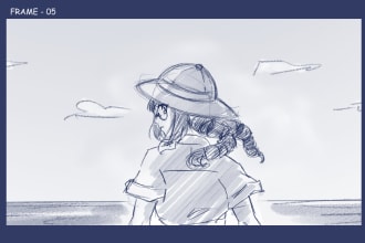 do storyboard based on your script