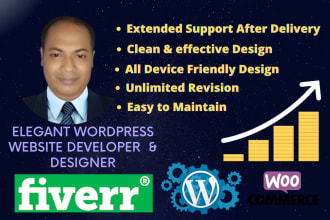 build a clean, responsive and dynamic wordpress website