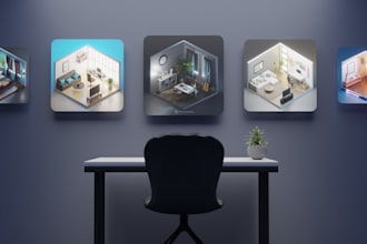 design a virtual background for your streaming and meeting