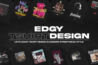 design unique streetwear t shirts, hoodies etc for you