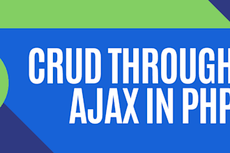 do crud in ajax php