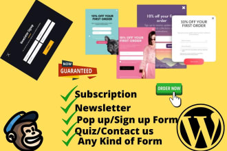 do mailchimp email campaign, email marketing, template design and integration