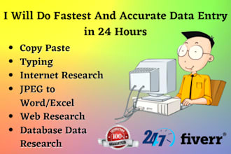 do data entry,copy past, typing, pdf to word, word to pdf