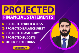 do financial model projections forecasts profit and loss financial statements