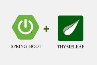 do application with spring boot, thymeleaf, or jsp