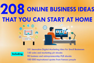 give 208 online business ideas that you can start from home
