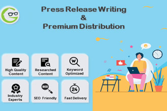 do press release writing and premium press release distribution