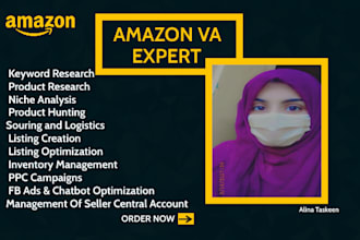 be your expert amazon VA for fba, pl and wholesale