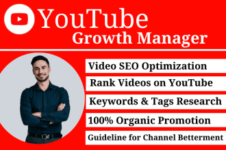 be your youtube growth manager