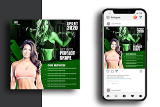 design instagram or facebook post