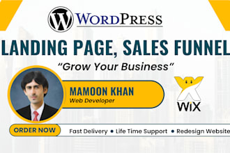 design and redesign landing page for your website