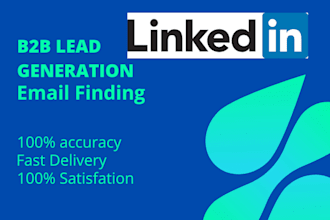 provide b2b lead generation and email finding