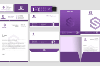 design business card, letterhead, and stationery items