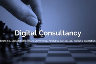 be your digital consultant for websites, data, marketing