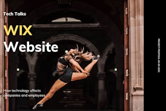 do stunning wix ecommerce website and wix business  website