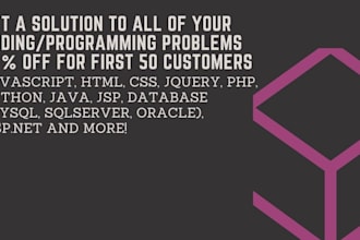 take care of all of your coding and programming needs
