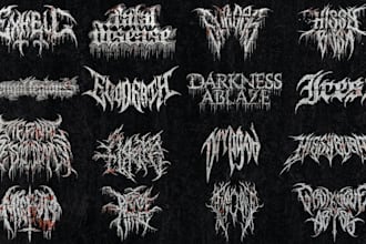 design death metal,deathcore logo for your band