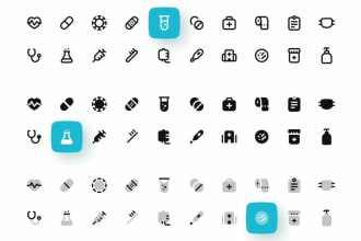 design unique, stunning and modern custom icons