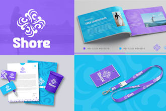 do corporate logo with complete brand identity or brand book
