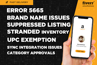 fix amazon listing suppression, variation listing error, stranded inventory