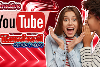 professionally design attractive video thumbnails