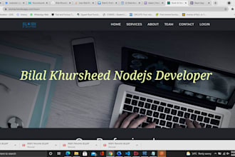 do backend development using nodejs with mongodb and mysql